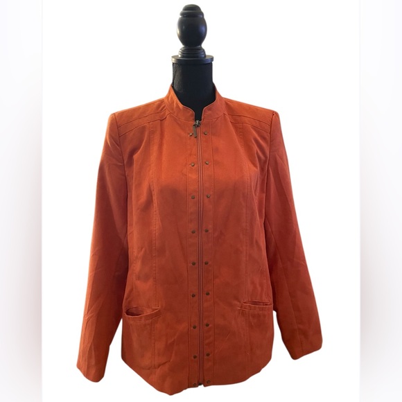 Allison Daley Jackets & Blazers - Allison Daley Women’s Color  Orange Jacket Size Large
